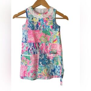 Lilly Pulitzer “juice stand” shift dress EUC size 6